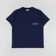 Universal Works Print Pocket T Shirt Bright Navy Organic Jersey
