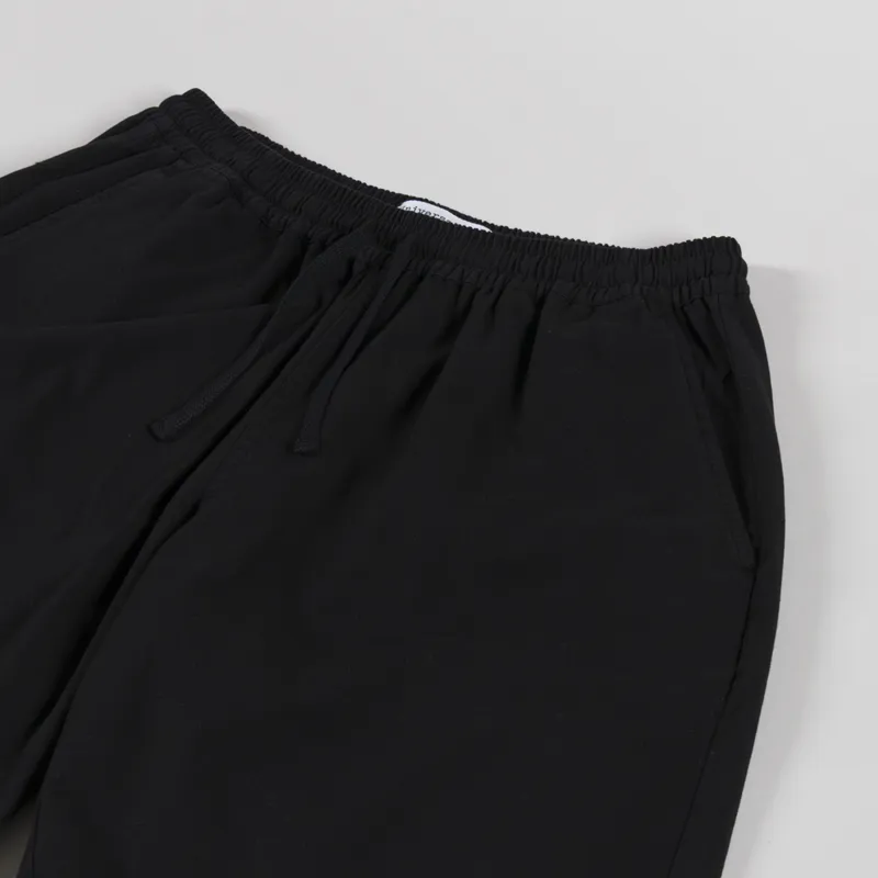 Universal Works Simple Shorts Black Kelly Cotton-2