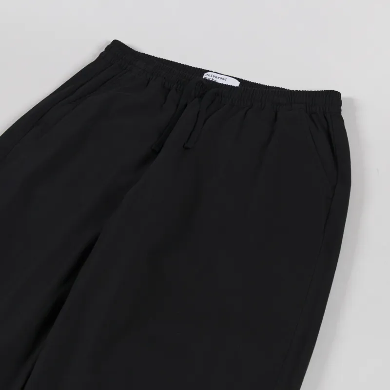 Universal Works Judo Pant Black Kelly Cotton-5