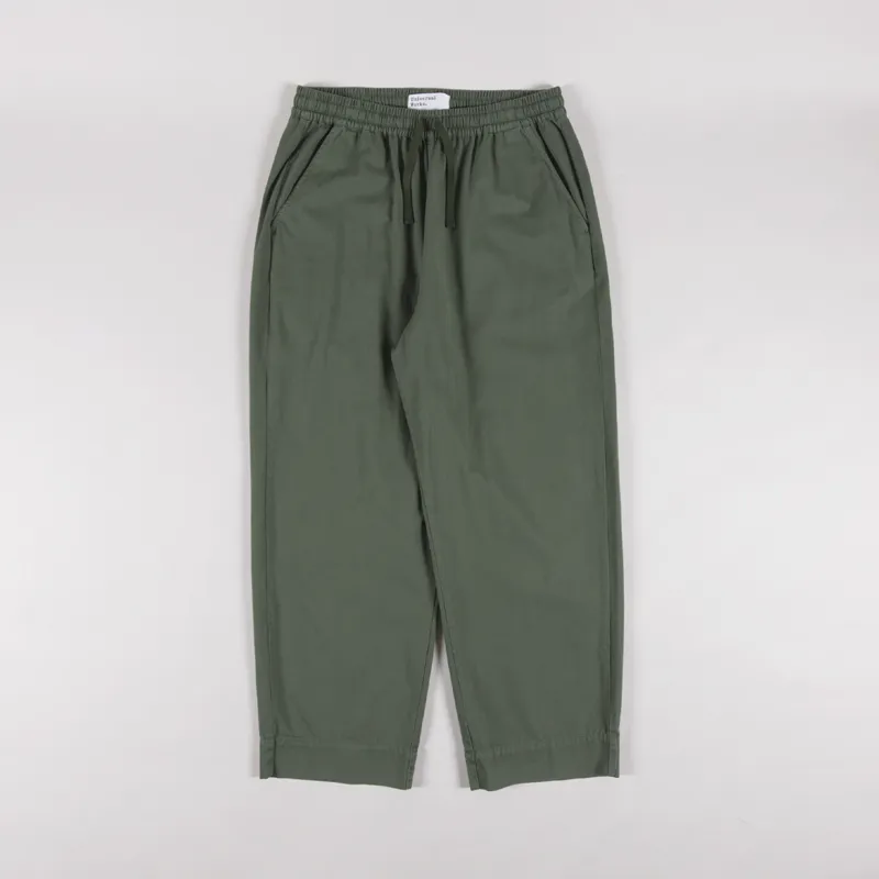 Universal Works Judo Pant Olive Kelly Cotton