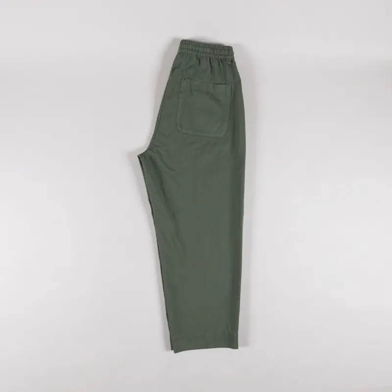 Universal Works Judo Pant Olive Kelly Cotton-2