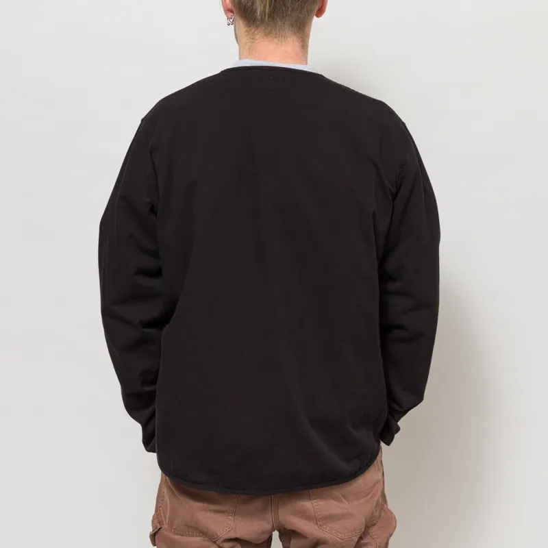 Universal Works Glider Jacket Black Kelly Cotton-3