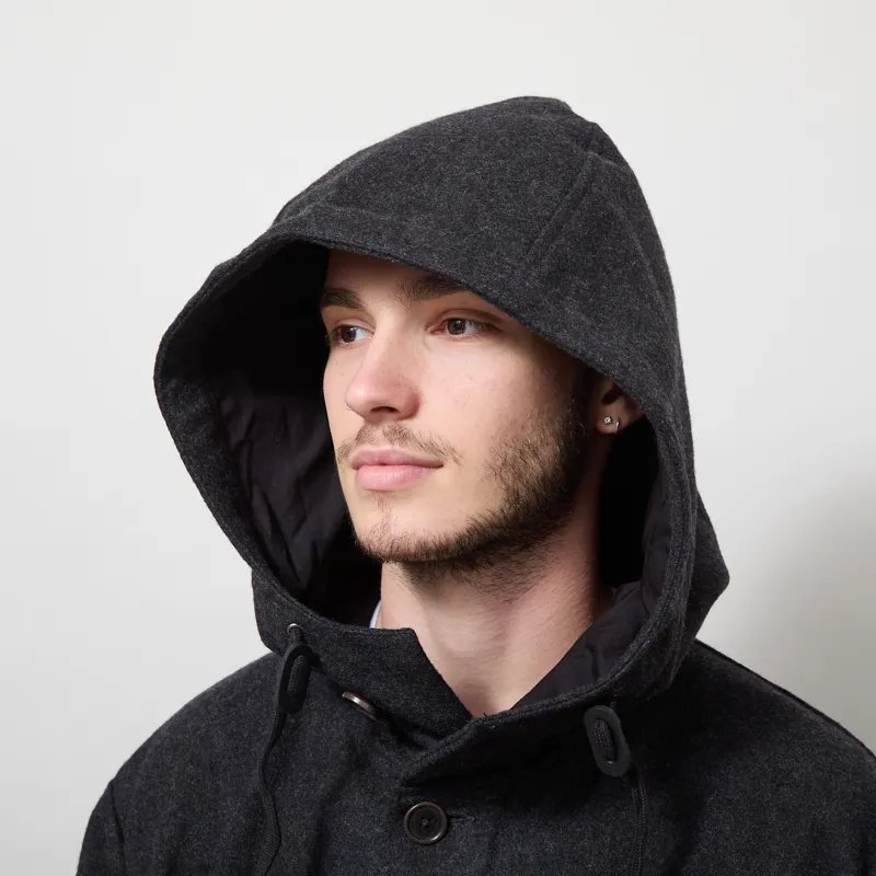 Universal Works Boston Parka Grey Marl Mowbray-3