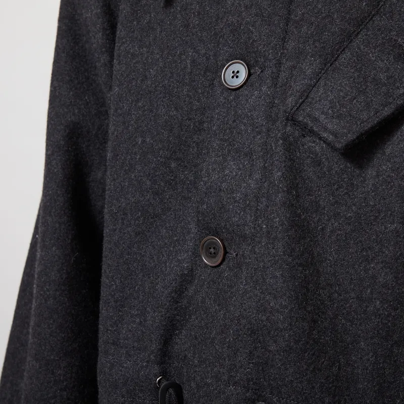 Universal Works Boston Parka Grey Marl Mowbray-7