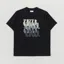 Universal Works UW Print Core T Shirt Black Single Jersey