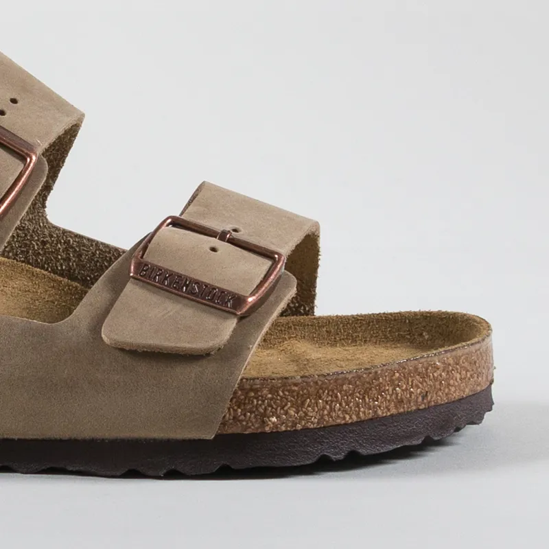 Birkenstock Arizona Oiled Leather Regular Fit Sandals Tobacco Brown-5