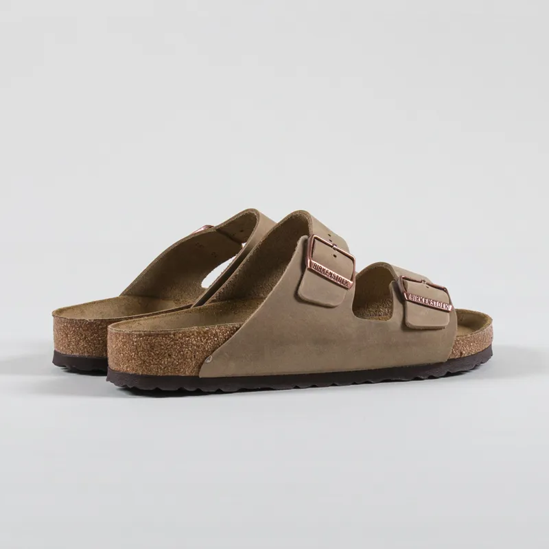 Birkenstock Arizona Oiled Leather Regular Fit Sandals Tobacco Brown-1