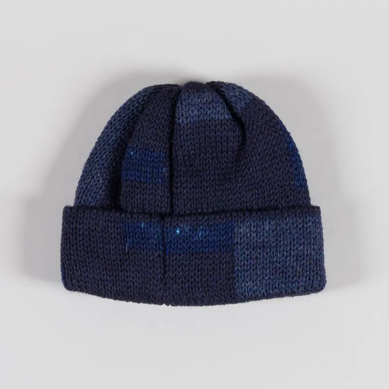 Universal Works Short Watch Cap Navy British Wool-1