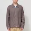 Universal Works Zip Shirt Brown Monty Cot Tencel