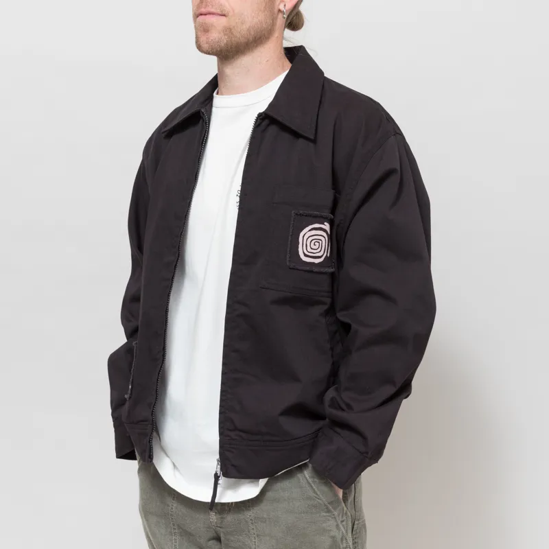 Universal Works x Working Class Heroes Rose Bowl Jacket Black Twill-1
