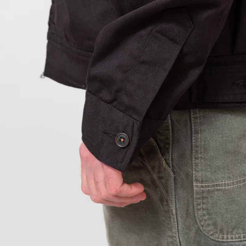 Universal Works x Working Class Heroes Rose Bowl Jacket Black Twill-12