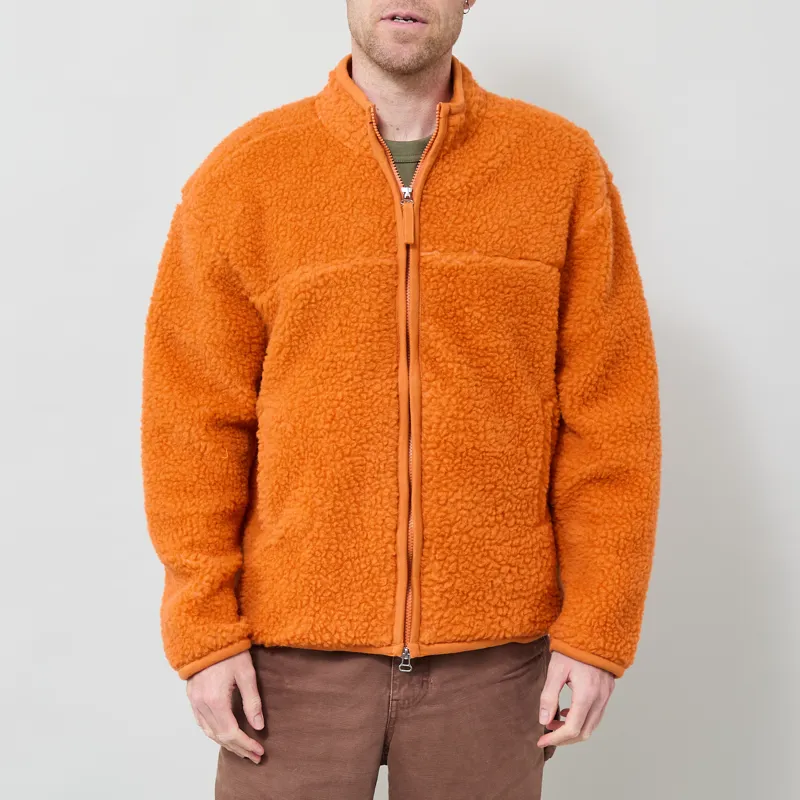 Universal Works Hep Mountain Jacket Orange Artic Fleece