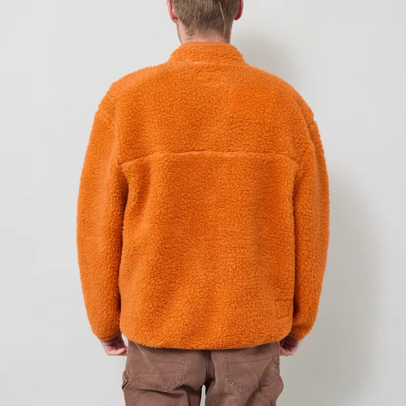 Universal Works Hep Mountain Jacket Orange Artic Fleece-2