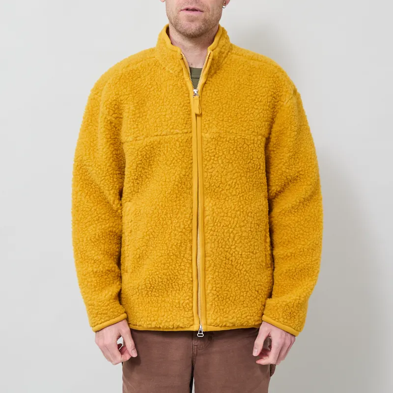 Universal Works Hep Mountain Jacket Yellow Artic Fleece