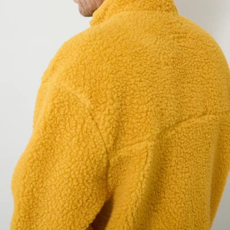 Universal Works Hep Mountain Jacket Yellow Artic Fleece-4