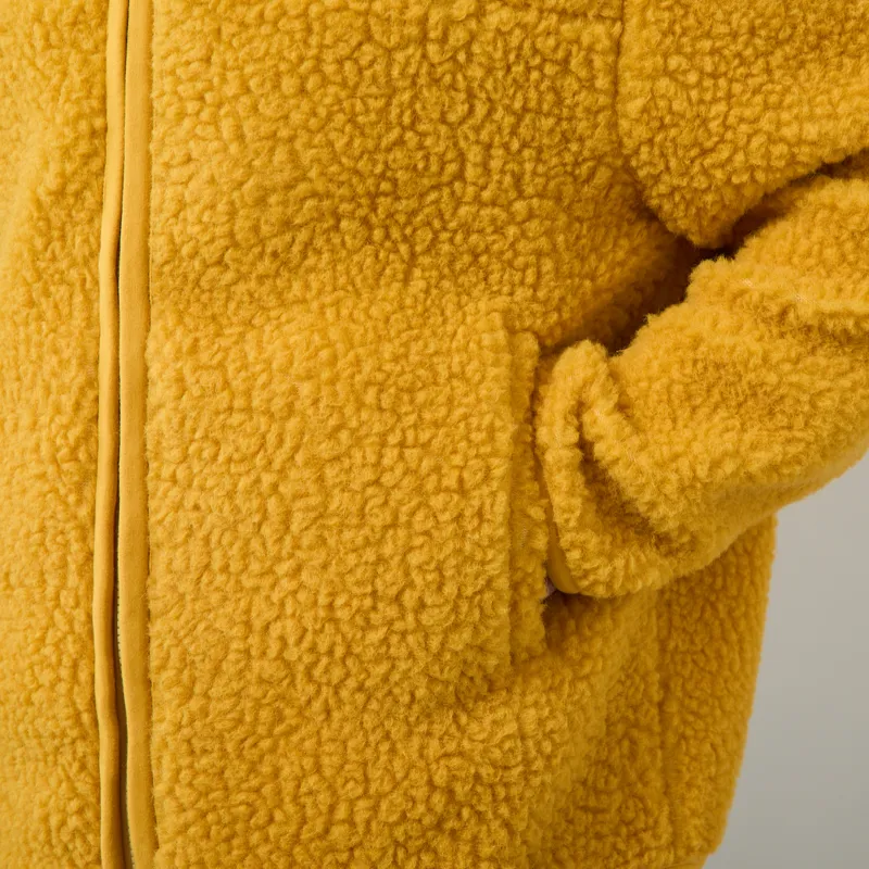Universal Works Hep Mountain Jacket Yellow Artic Fleece-7