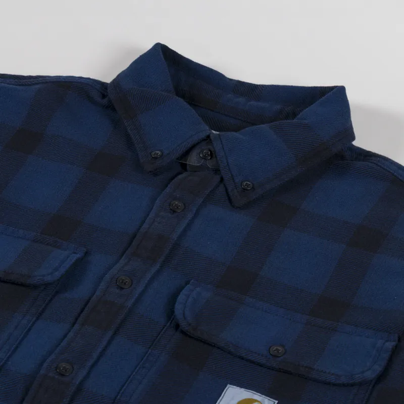 Carhartt WIP Long Sleeve Edmands Shirt Natural Jupiter-4