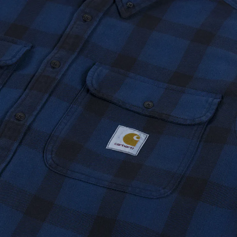 Carhartt WIP Long Sleeve Edmands Shirt Natural Jupiter-6