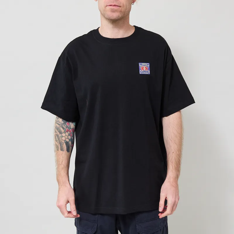 Element x Millet Hit The Top T Shirt Black-2
