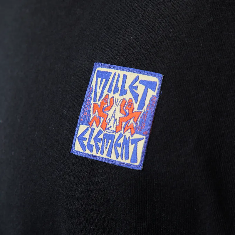 Element x Millet Hit The Top T Shirt Black-6