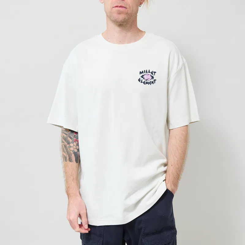 Element x Millet Escape T Shirt Foggy Dew-2