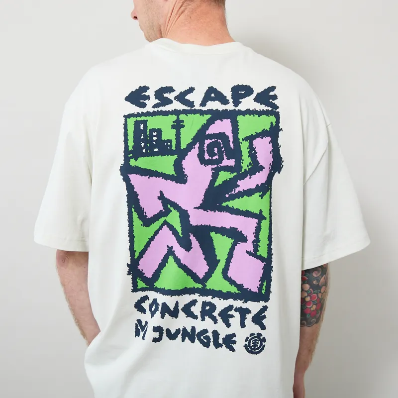 Element x Millet Escape T Shirt Foggy Dew-3
