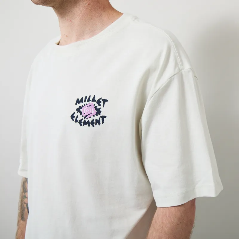 Element x Millet Escape T Shirt Foggy Dew-8