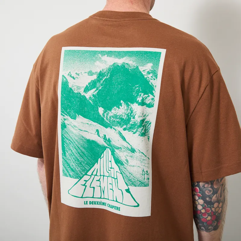 Element x Millet Heritage T Shirt Toffee-3