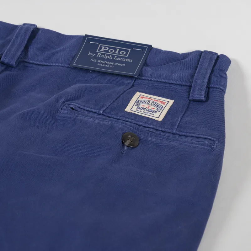 Polo Ralph Lauren Whitman Relaxed Fit Pleated Trouser Light Navy-11