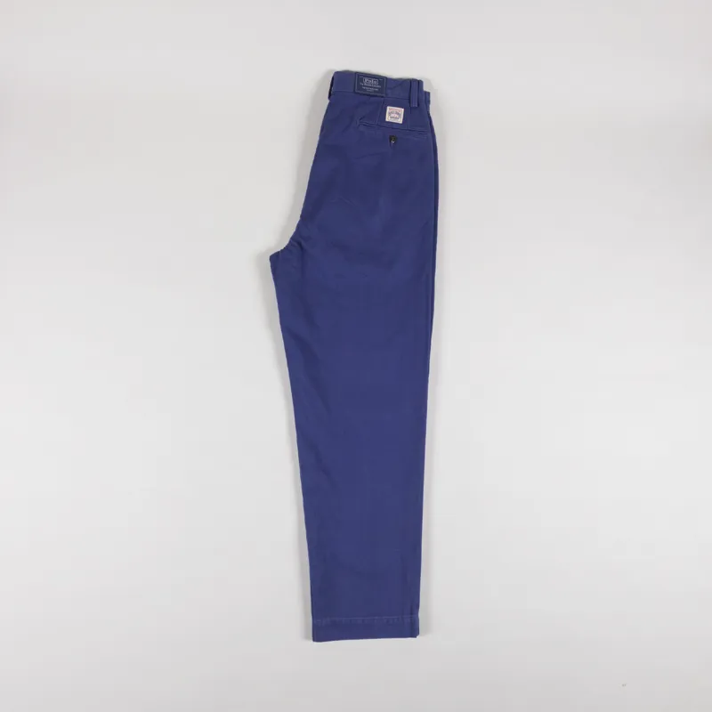 Polo Ralph Lauren Whitman Relaxed Fit Pleated Trouser Light Navy-2