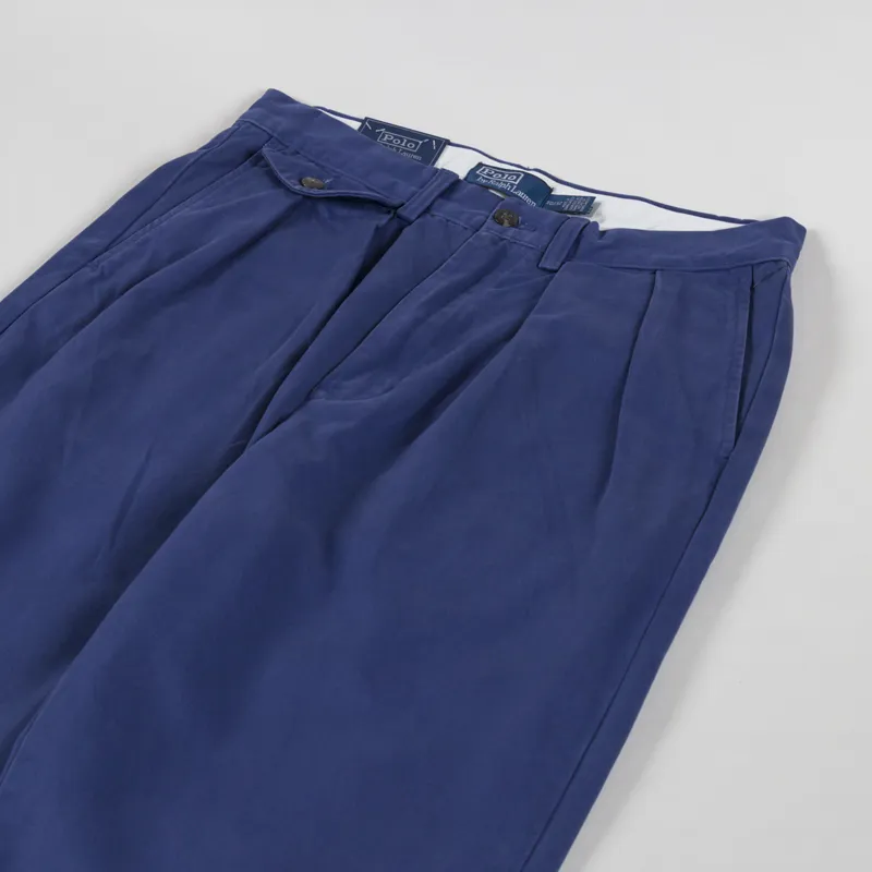 Polo Ralph Lauren Whitman Relaxed Fit Pleated Trouser Light Navy-6