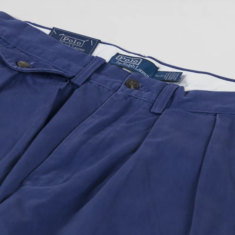 Polo Ralph Lauren Whitman Relaxed Fit Pleated Trouser Light Navy-8