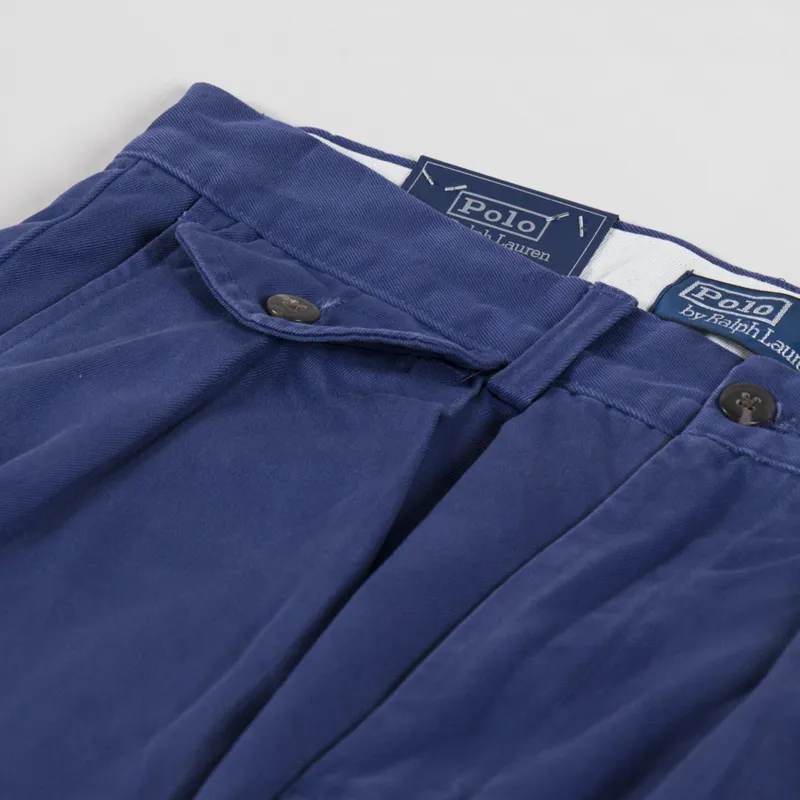 Polo Ralph Lauren Whitman Relaxed Fit Pleated Trouser Light Navy-9