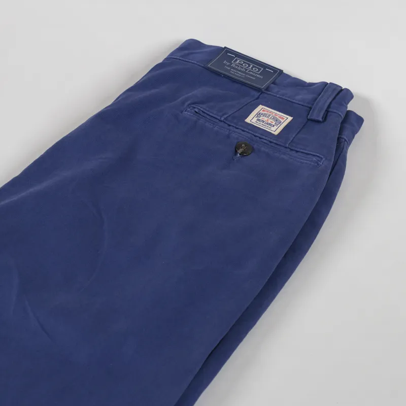 Polo Ralph Lauren Whitman Relaxed Fit Pleated Trouser Light Navy-3
