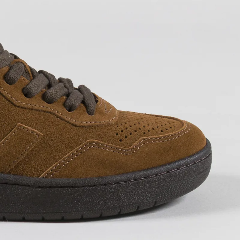 Veja Womens V-90 Suede Shoes Full Cognac Eagle-5