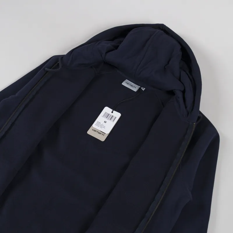 Carhartt WIP Hooded Chase Jacket Dark Navy Gold-4