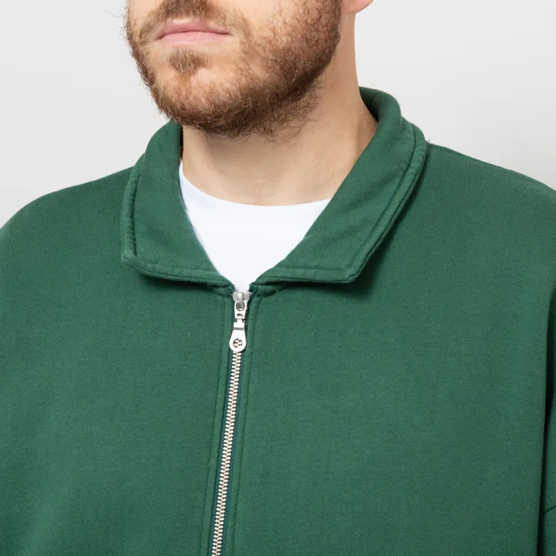 Olow Manso Sweat Forest Green Fishes-6