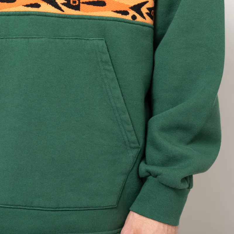 Olow Manso Sweat Forest Green Fishes-9