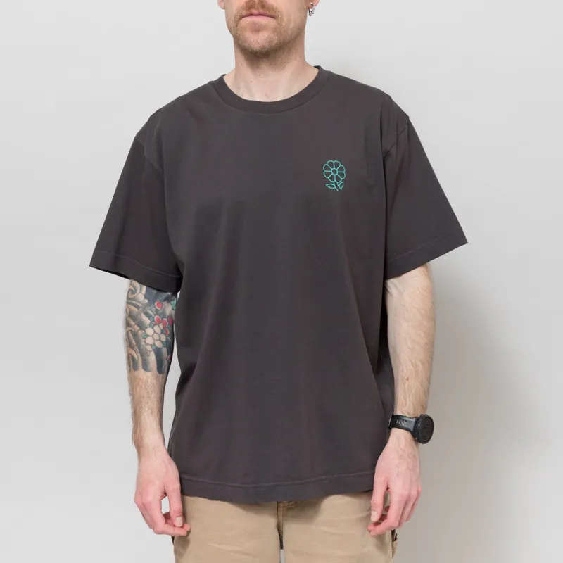 Olow Simple Life T Shirt Carbon Black-3