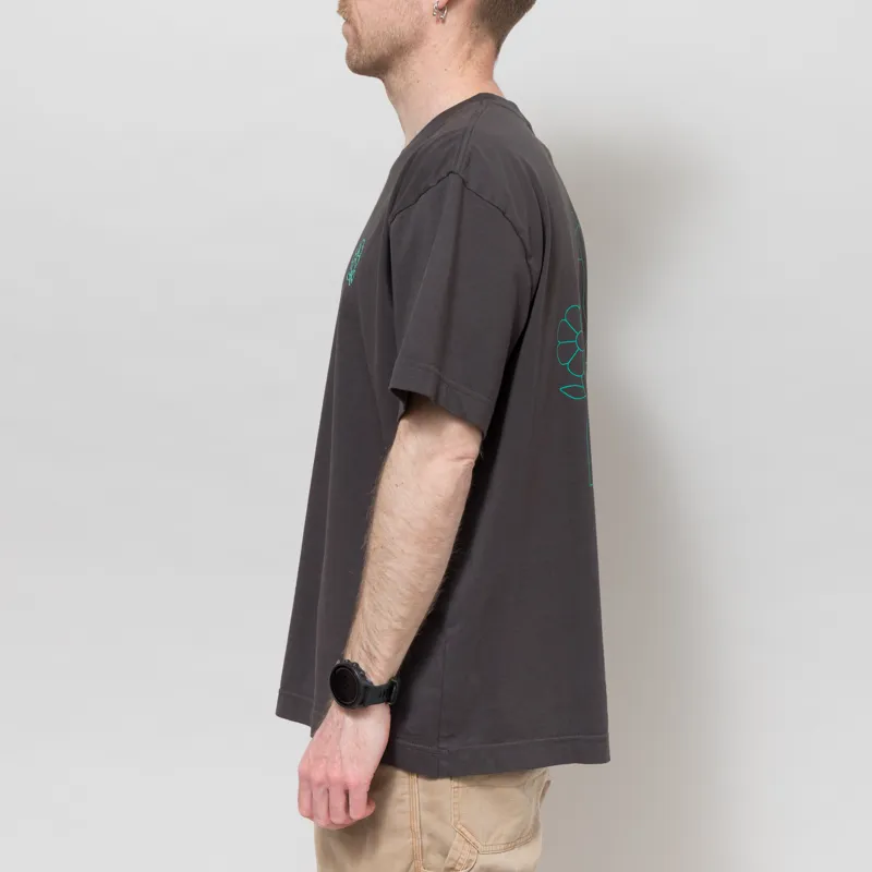 Olow Simple Life T Shirt Carbon Black-1