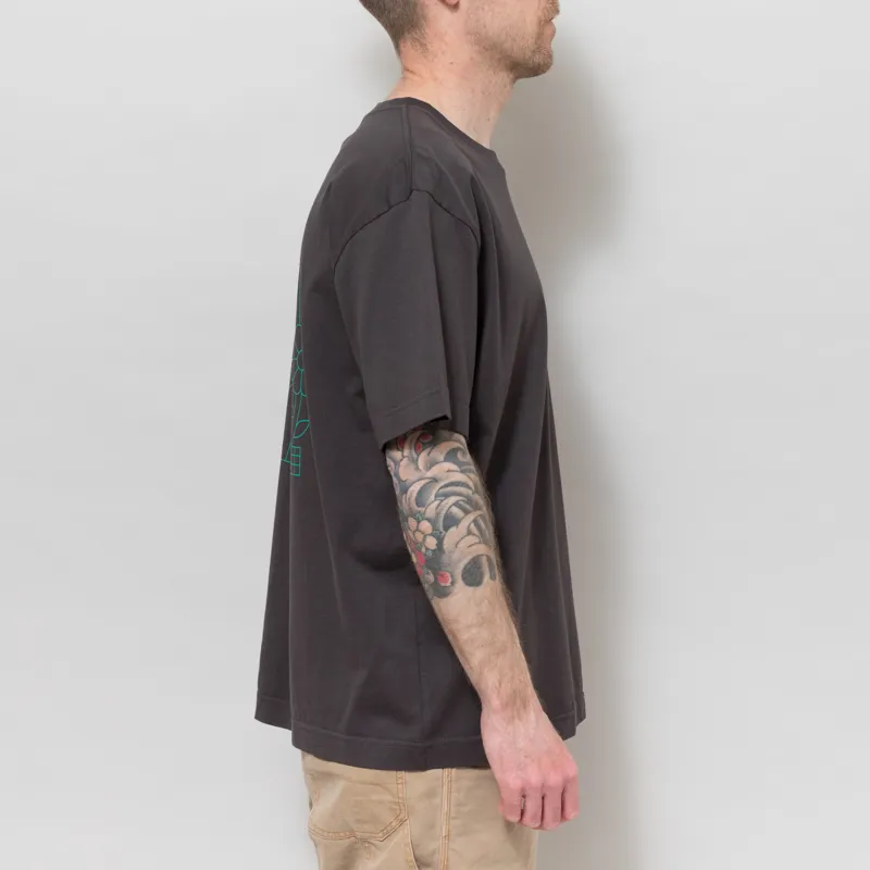 Olow Simple Life T Shirt Carbon Black-4
