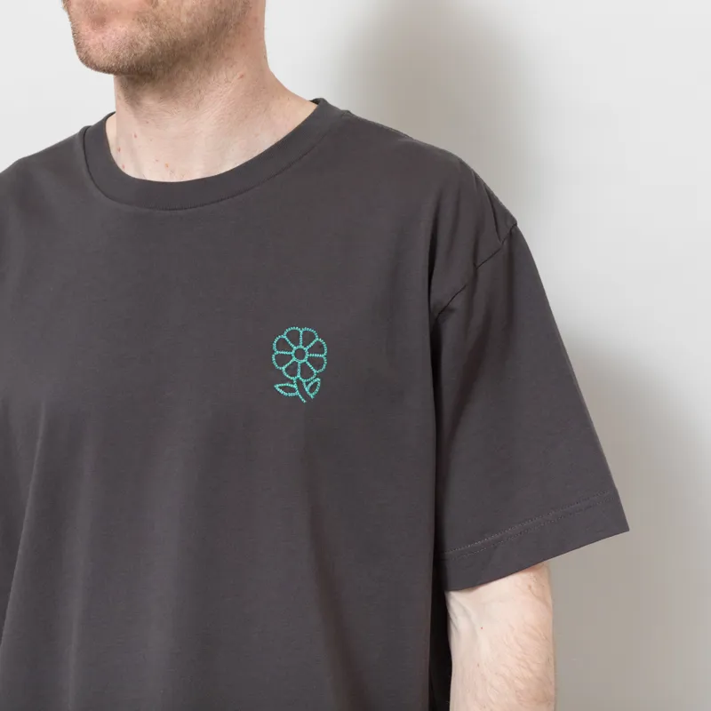 Olow Simple Life T Shirt Carbon Black-5