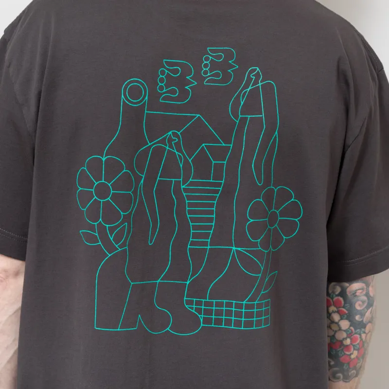 Olow Simple Life T Shirt Carbon Black-6