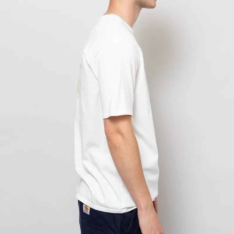 Patagonia 73 Skyline Organic T Shirt Birch White-4