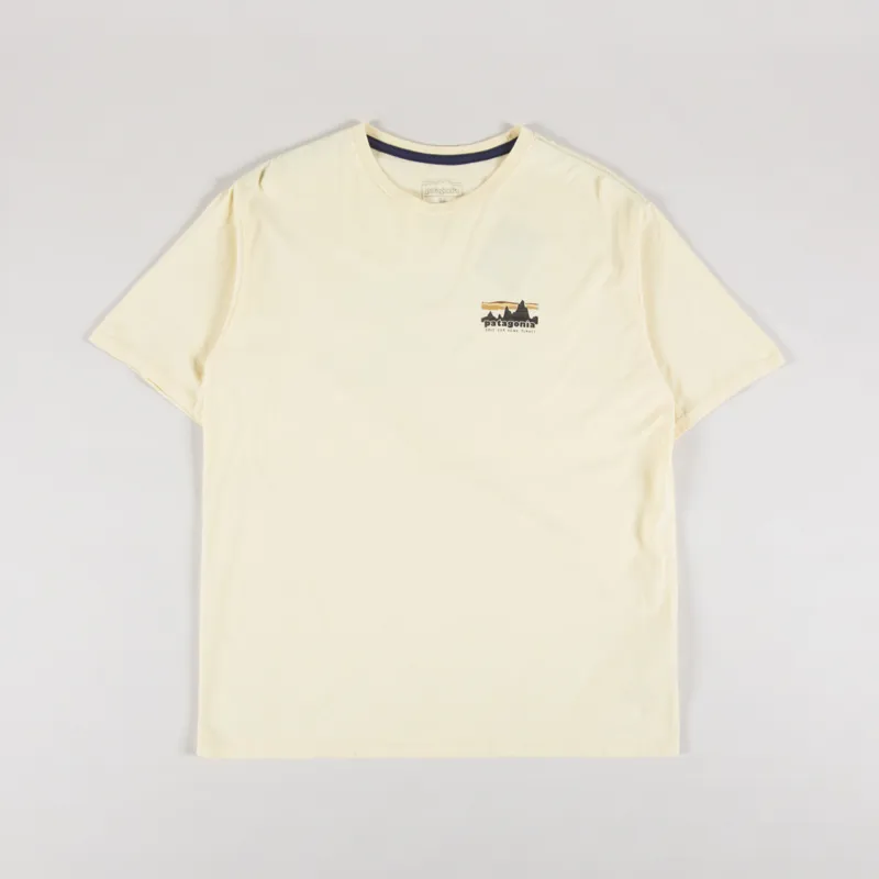 Patagonia 73 Skyline Organic T Shirt Buttercup Yellow-1