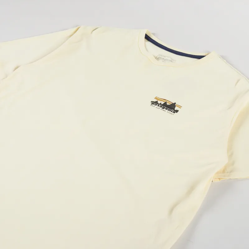 Patagonia 73 Skyline Organic T Shirt Buttercup Yellow-3