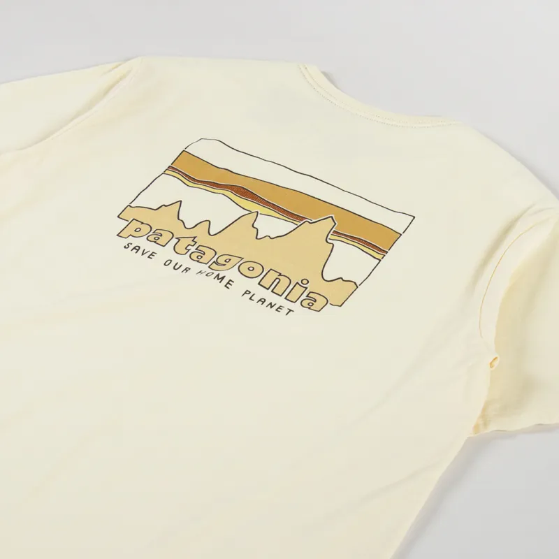 Patagonia 73 Skyline Organic T Shirt Buttercup Yellow-2