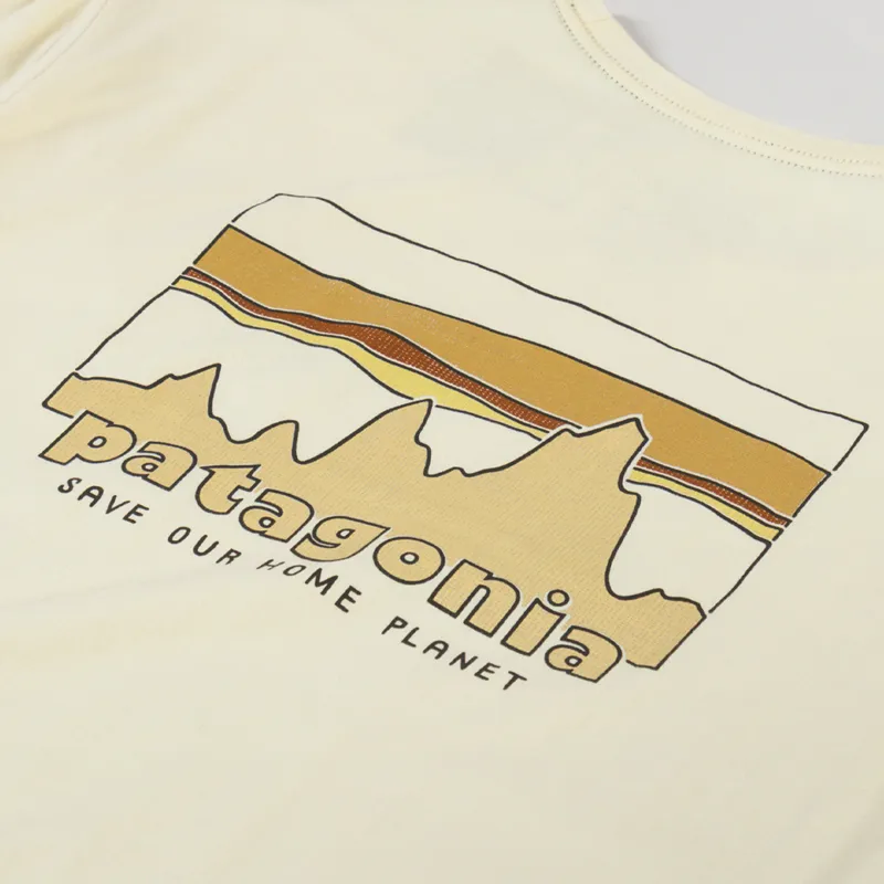 Patagonia 73 Skyline Organic T Shirt Buttercup Yellow-4