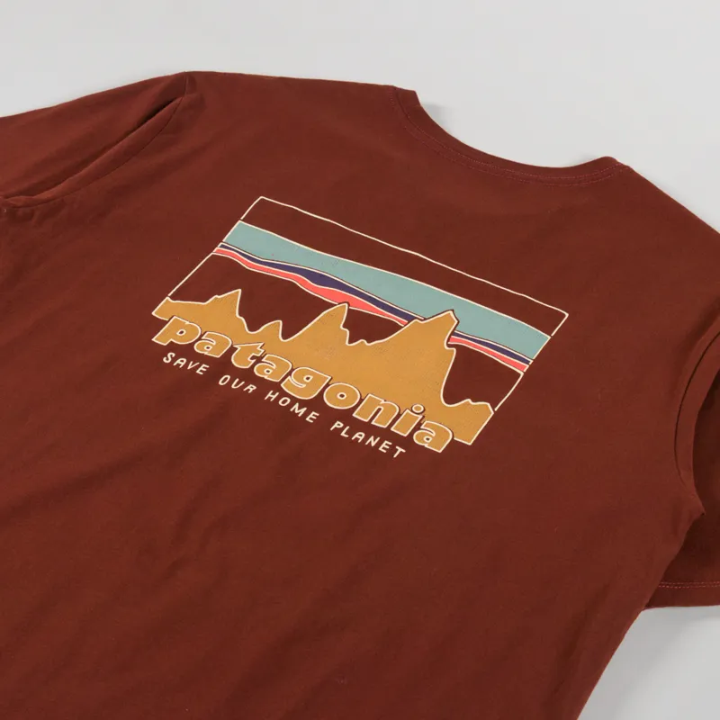 Patagonia 73 Skyline Organic T Shirt Dried Vanilla-2