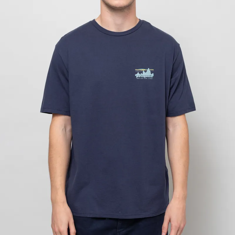 Patagonia 73 Skyline Organic T Shirt New Navy-3